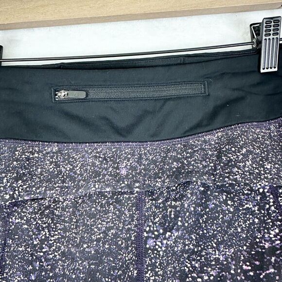 Lululemon Speed Up Short Size 6 Crystalline Multi Balck Athletic 2.5" - Picture 3 of 5